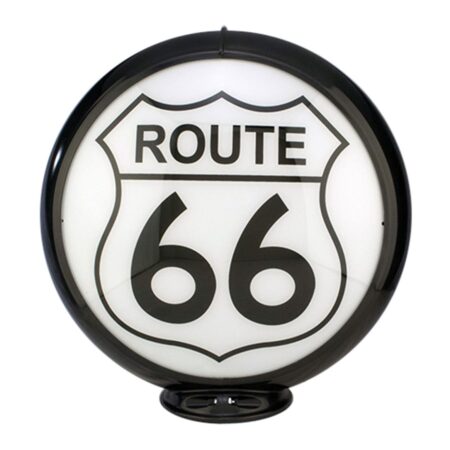 Route 66 Logo Benzinepomp Bol - PVC Lenzen | Route 66