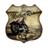 Route 66 Mother Road Zwaar Metalen Bord 38 x 38 cm | Fiftiesstore