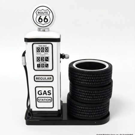 Route 66 Resin Benzinepomp Pennenhouder