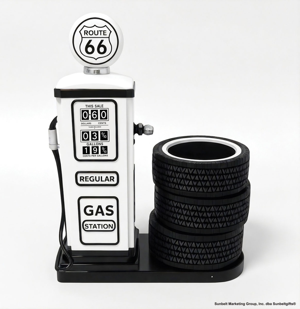 Route 66 Resin Benzinepomp Pennenhouder