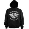 Route 66 The Mother Road Hoodie - Black-2XL | Route 66