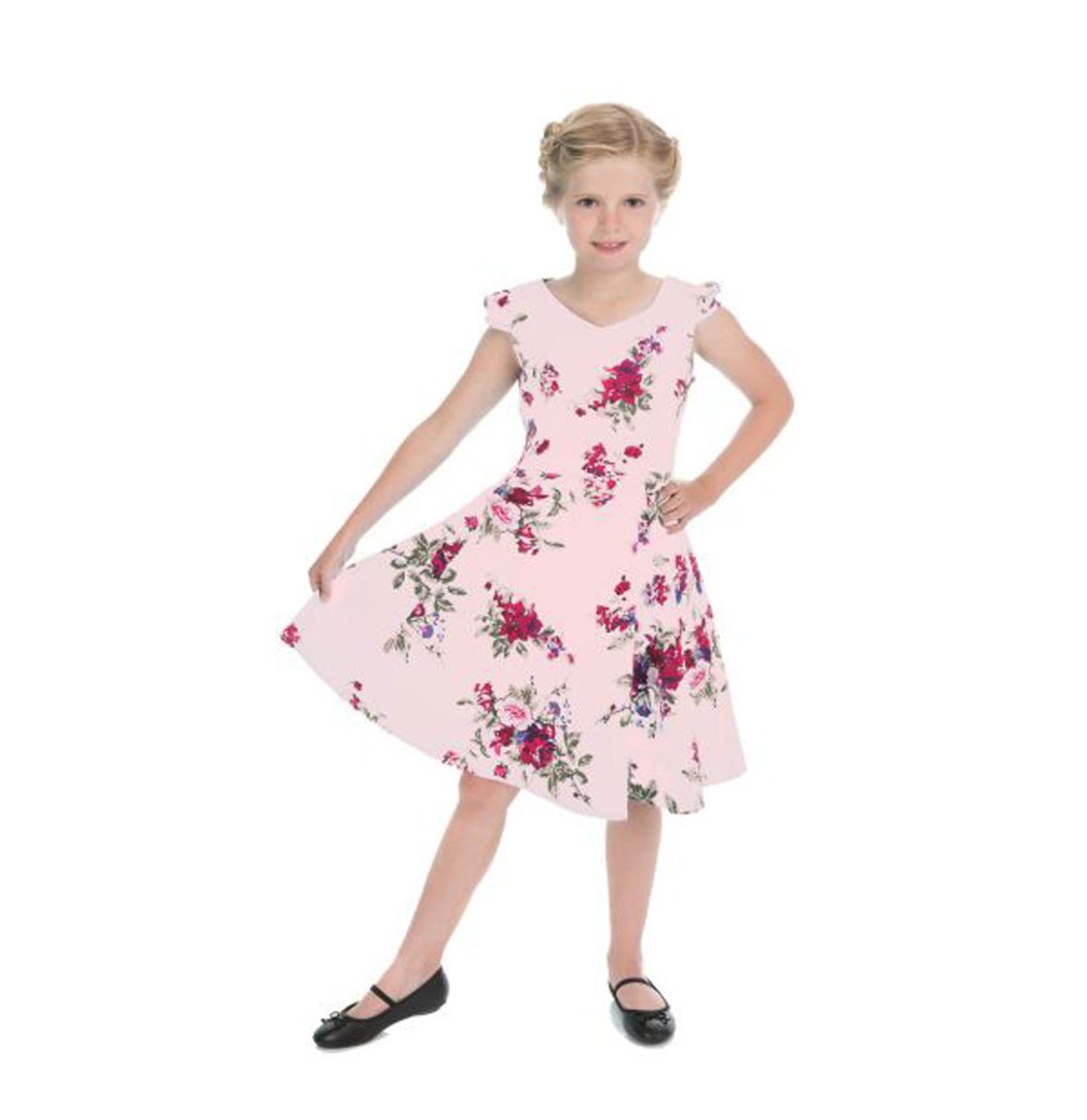Royal Ballet Kids Tea Dress Pink-11 - 12 Jaar | Fiftiesstore