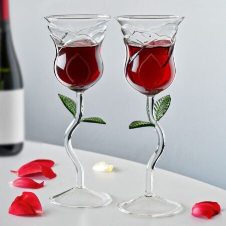Rozen Wijnglazen - Rose Wine Glass Set | MikaMax
