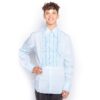 Ruffles Shirt Light Blue-L | Eyeball