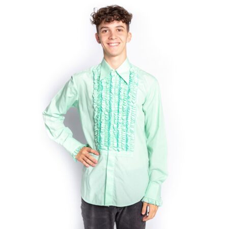 Ruffles Shirt Mint-L | Eyeball