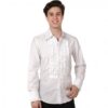Ruffles Shirt White with White Ruffles-S | 29% korting | Chenaski