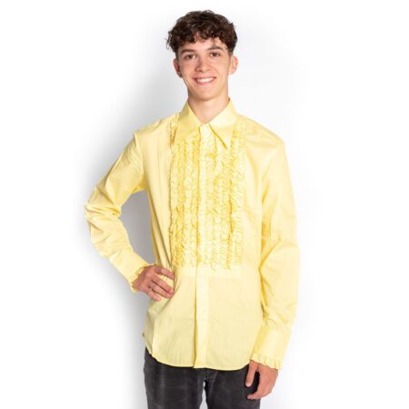 Ruffles Shirt Yellow-L | Eyeball