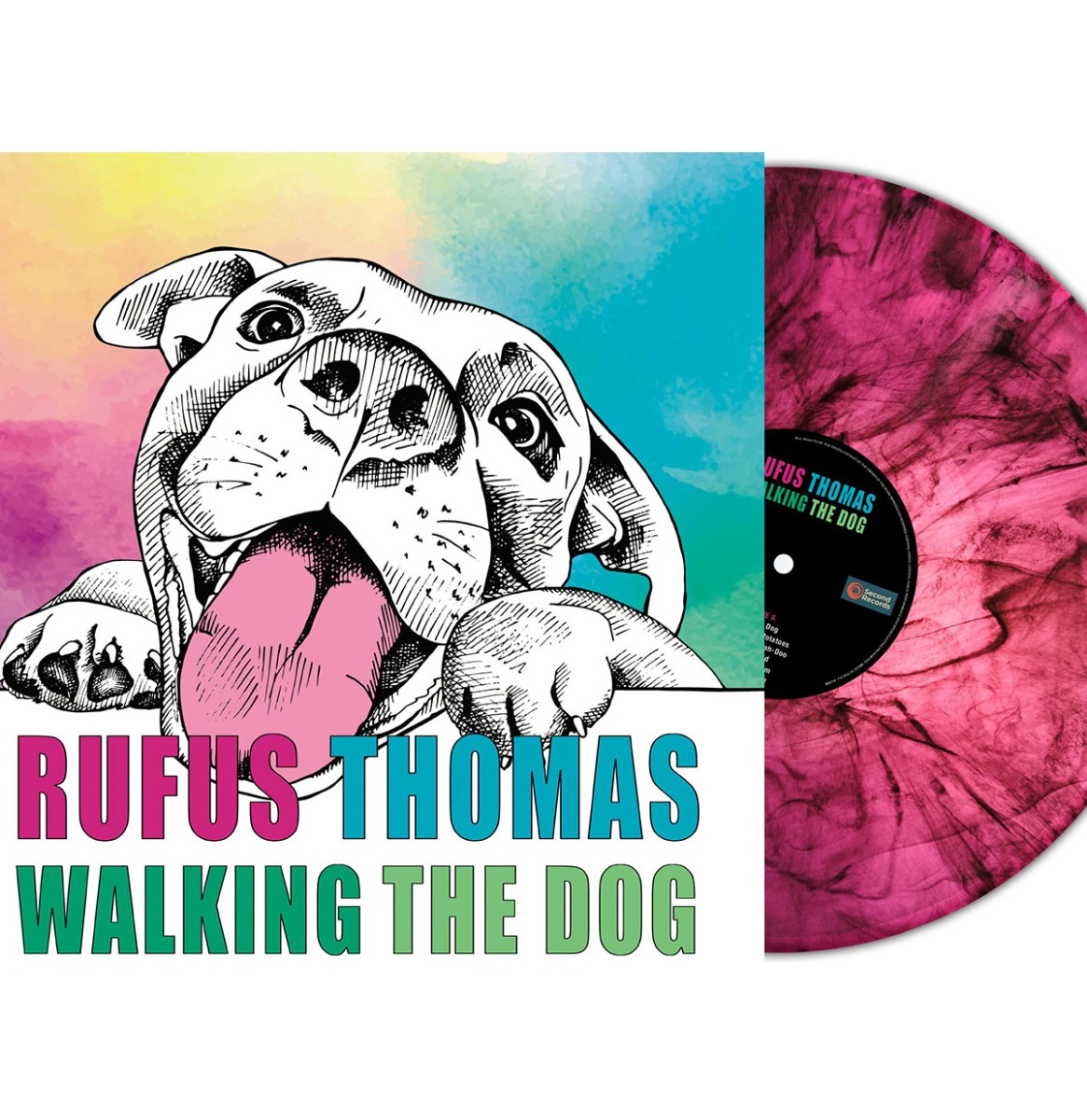 Rufus Thomas - Walking The Dog (Magenta Marble Vinyl) (LP) | Fiftiesstore