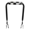 Rugsteun Rugleuning zwart met Black Checkers rugkussentje | Hooodie