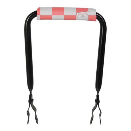 Rugsteun Rugleuning zwart met Pink Checkers rugkussentje | Hooodie