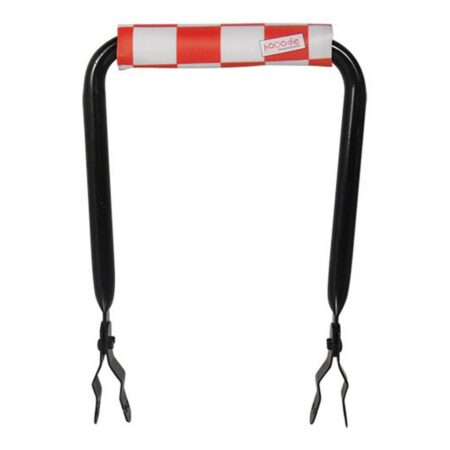 Rugsteuntje Rugleuning zwart met Red Checkers rugkussentje | Hooodie