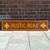 Rustic Road Houten Verkeersbord - 91 x 20cm | The Dutch Pickers