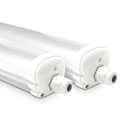 S-Series - Set van 2 LED TL armaturen 120cm - IP65 Waterdicht - 36 Watt 4320 Lumen (120lm/W) - 6500K Daglicht wit - Koppelbaar - IK07 - Tri-Proof plafondverlichting | HOFTRONIC