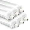S-Series - Set van 6 LED TL armaturen 120cm - IP65 Waterdicht - 36 Watt - 4320 Lumen - 4000K Neutraal wit - Koppelbaar - IK07 - S-Series Tri-Proof plafondverlichting | HOFTRONIC
