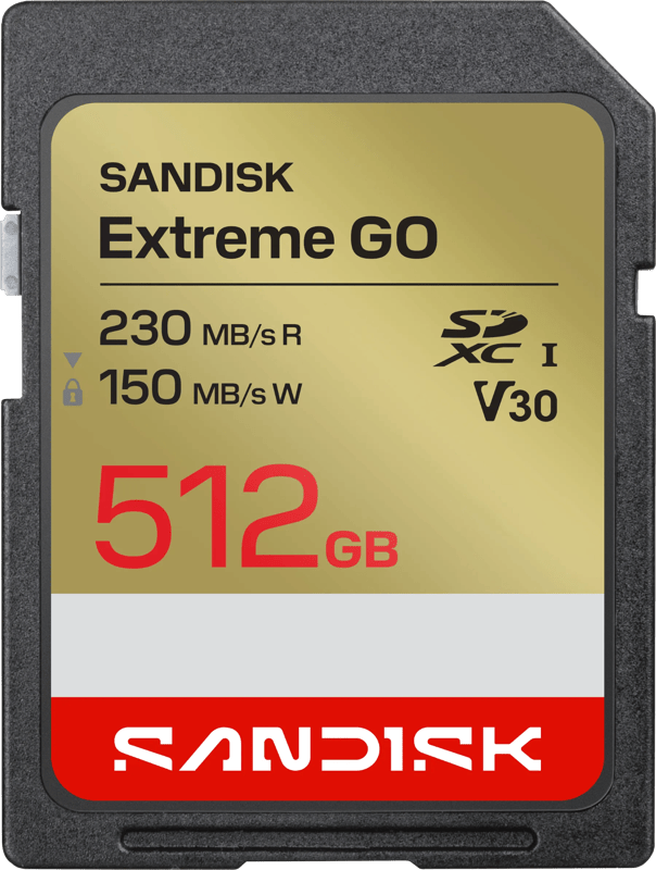 SANDISK Extreme GO SDXC 512GB 230MB/s