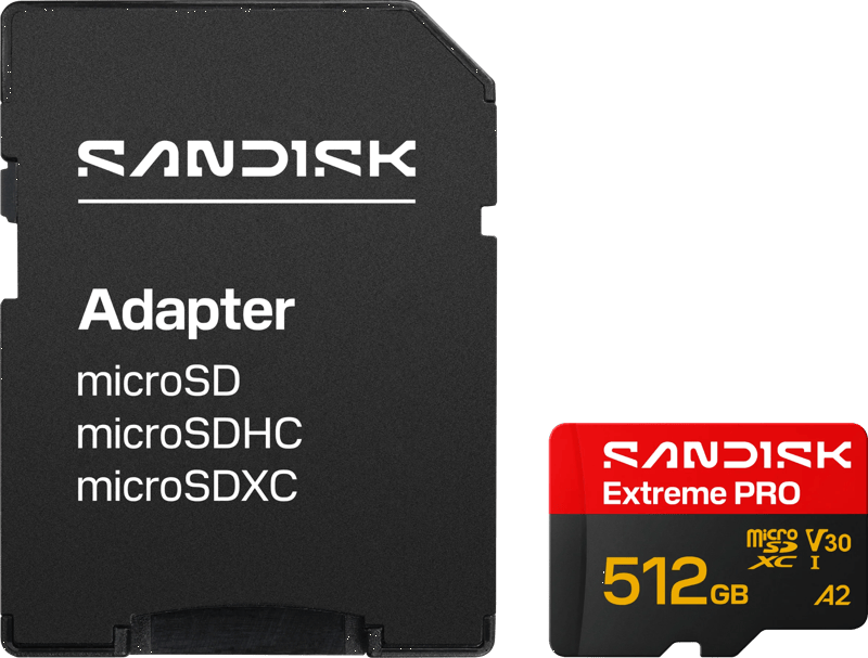 SANDISK Extreme PRO microSDXC 512GB 170MB/s