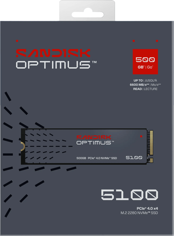 SANDISK Optimus 5100 500GB NVMe SSD