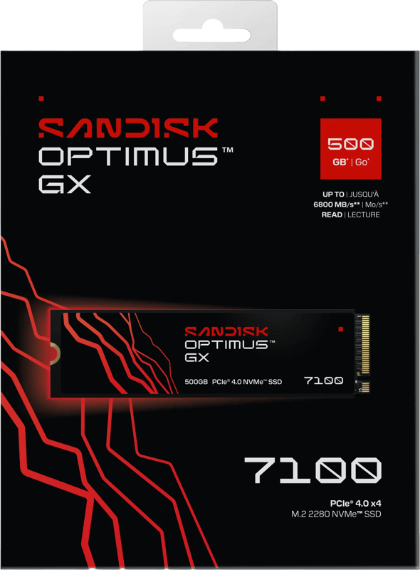 SANDISK Optimus GX 7100 500GB NVMe SSD