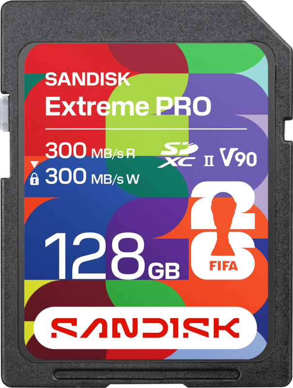 SANDISK SDXC Extreme PRO FIFA World Cup 2026 Edition 128GB 300MB/s
