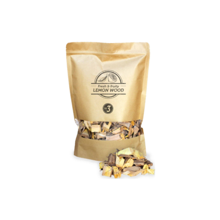 SOW Citroenhout Rookchips Nr3 - Krachtige Rookaroma - Grote Verpakking - 1