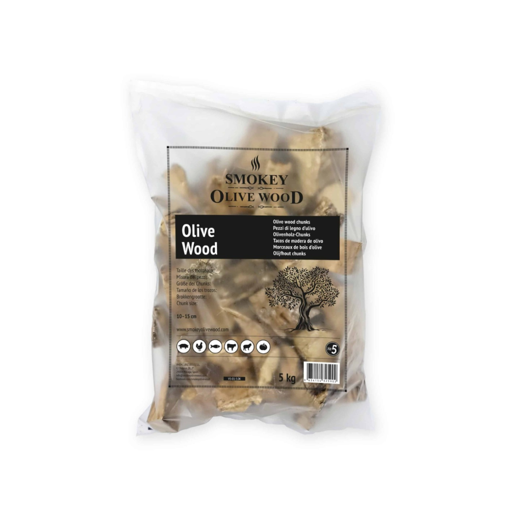 SOW Olijfhout Chunks - 5 kg | SMOKEY OLIVE WOOD