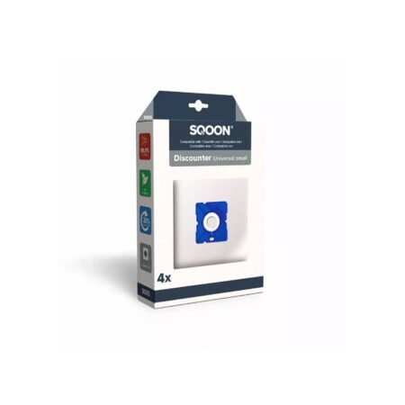 SQOON Stofzuigerzak Discounter Small 4st | SQOON