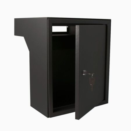 STOER! Berlijn 400-550mm flexibele postinbouwkast staal - zwart | Stoer!