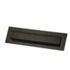 STOER! Briefplaat Rome 340x95mm staal - zwart | Stoer!
