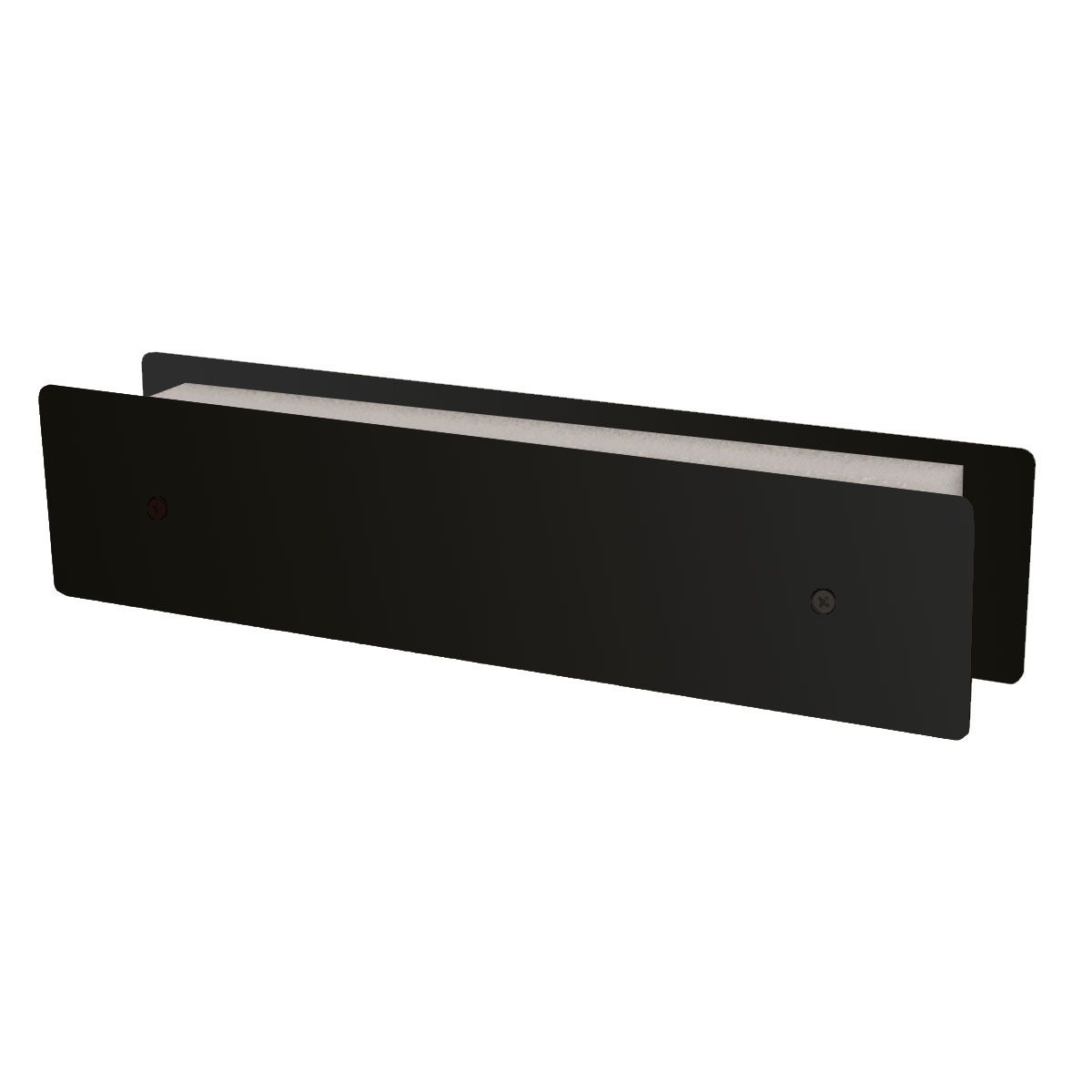 STOER! Brievenbus afsluiter London 345x80mm - zwart | Stoer!