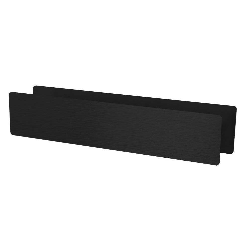 STOER! Brievenbus afsluiter London XL 385x80mm - zwart | Stoer!