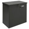 STOER! Leeds pakketbox XL staal - zwart | Stoer!