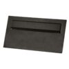 STOER! Rome XL briefplaat 340x195mm staal - zwart | Stoer!