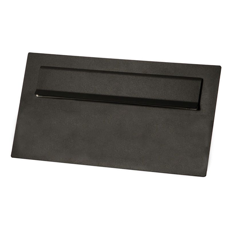 STOER! Rome XL briefplaat 340x195mm staal - zwart | Stoer!