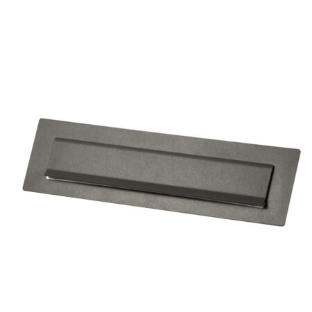 STOER! Rome briefplaat 340x95mm staal - basaltgrijs | Stoer!
