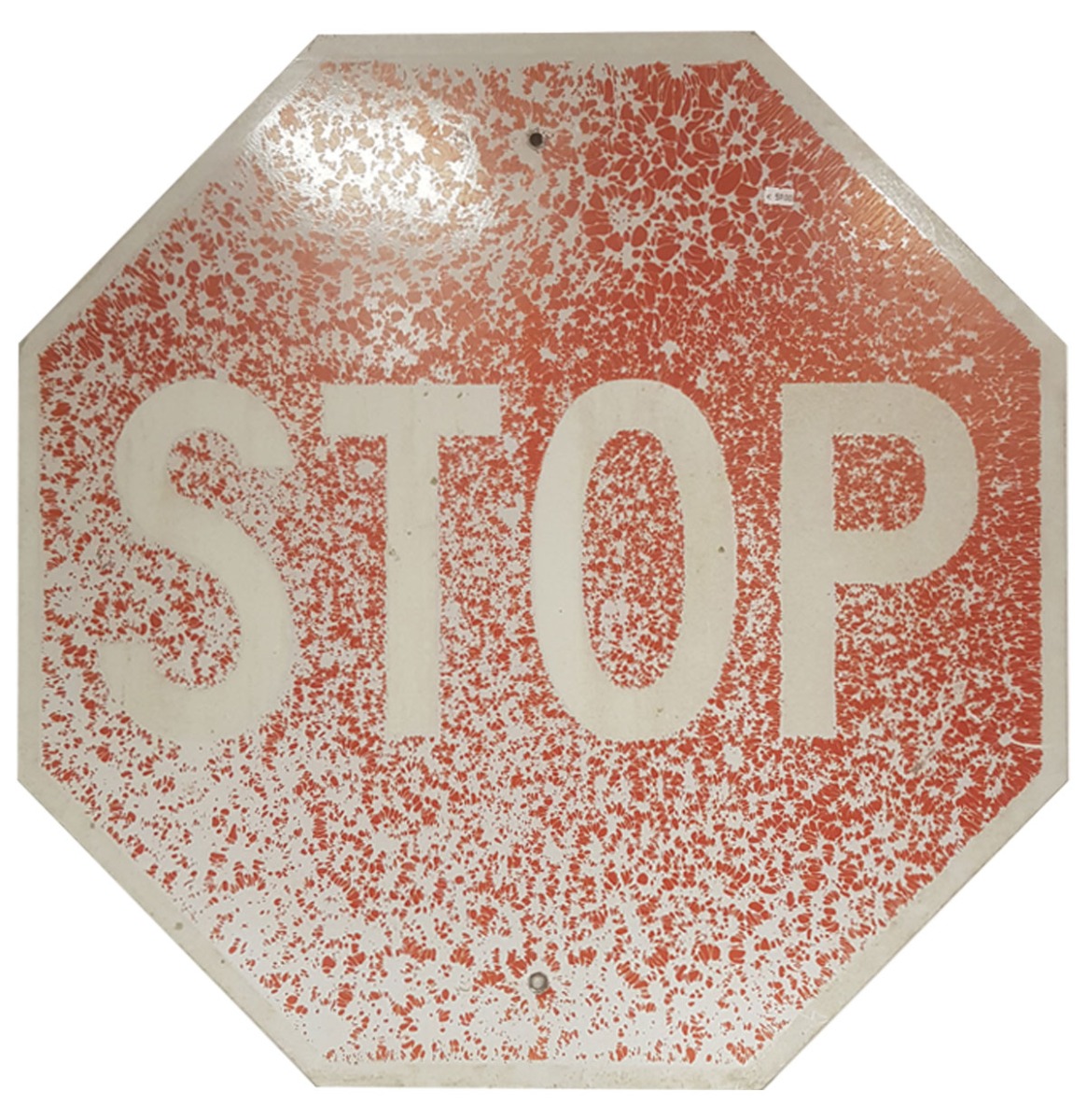 STOP Metalen Straatbord - Origineel Patina | The Dutch Pickers