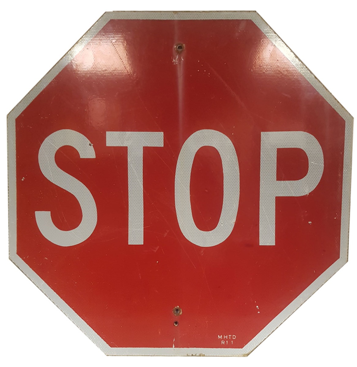 STOP Zwaar Metalen Straatbord - Origineel | The Dutch Pickers