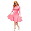 Sabrina Dress Coral-S | 59% korting | Pinup Couture