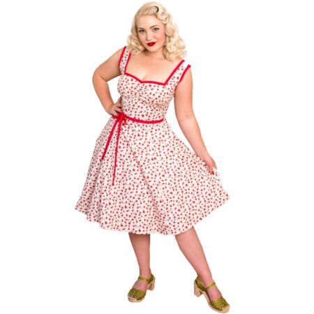 Sadie Dress Strawberry Fields -XXXL | Heart of Haute
