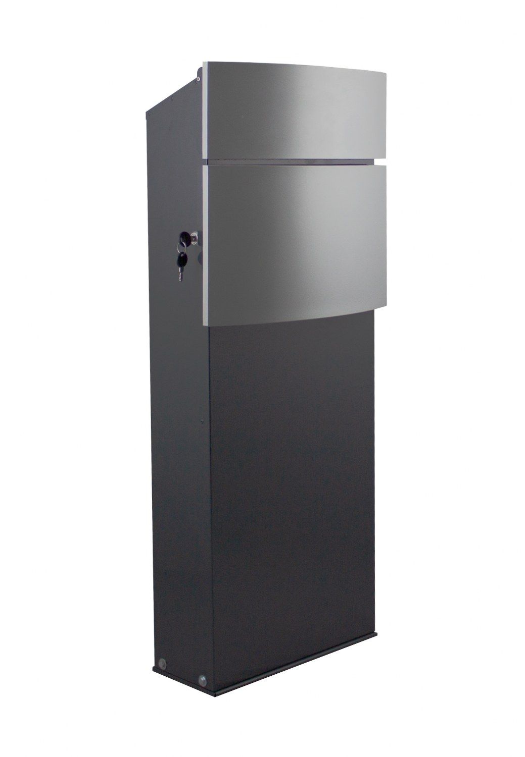 SafePost 129 vrijstaande brievenbus design staal - antraciet/zilvergrijs | SafePost