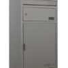 SafePost 45 wandrievenbus met pakketvak staal - zilvergrijs | SafePost