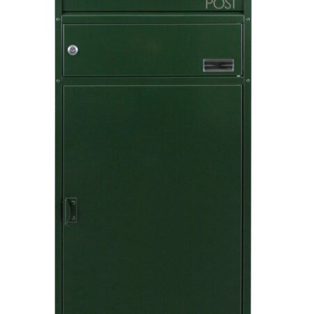 SafePost 65 brievenbus met pakketvak staal - groen | SafePost