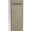 SafePost 70-5 combi vrijstaande brievenbus - RVS | SafePost