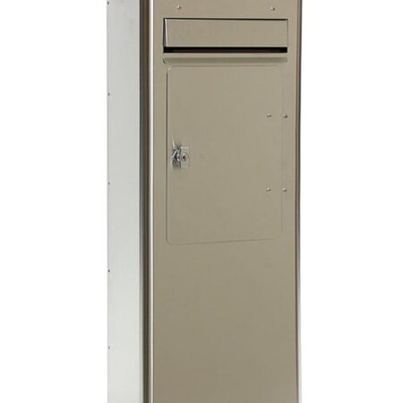 SafePost 70-5 combi vrijstaande brievenbus - RVS | SafePost