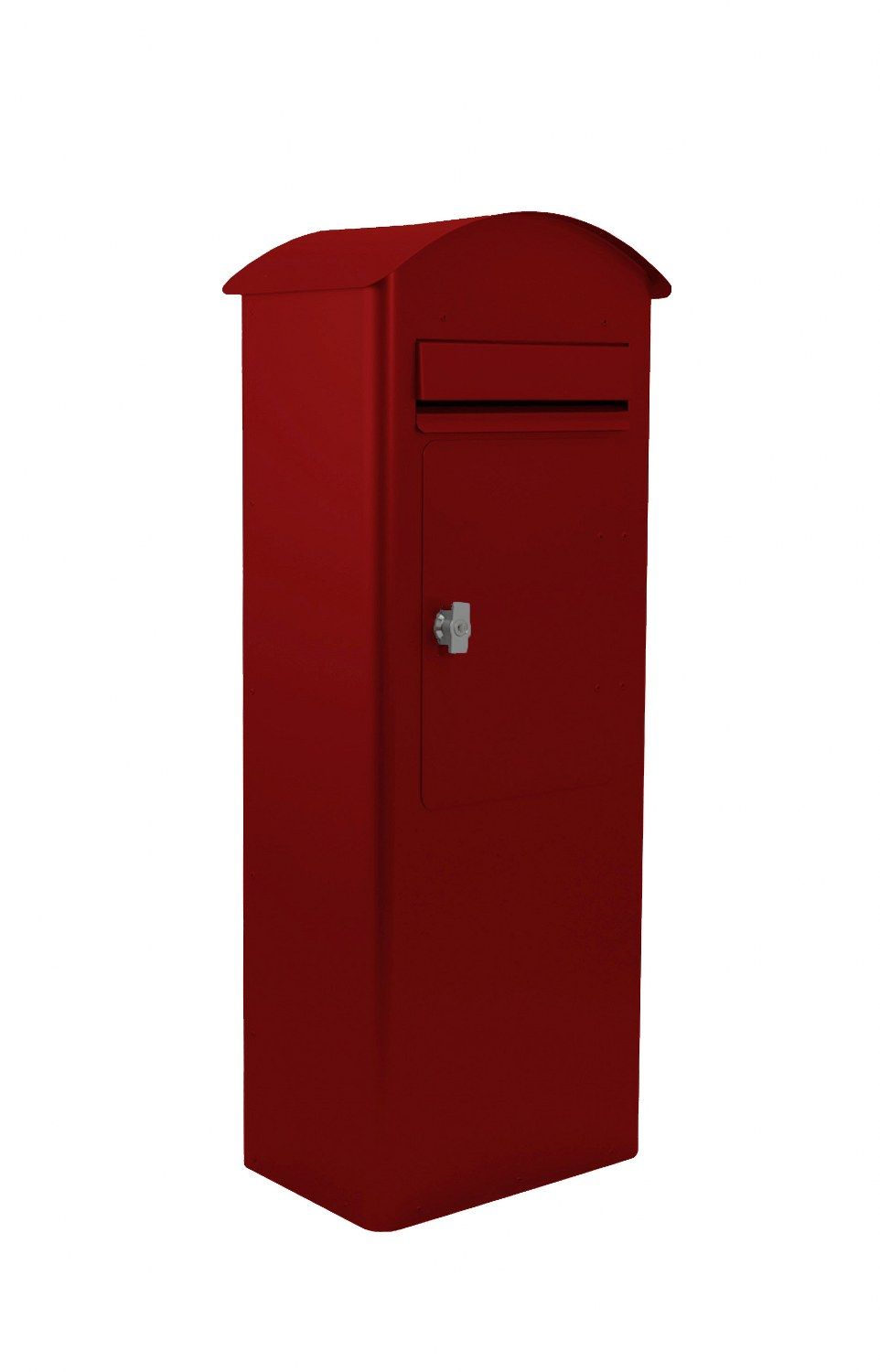 SafePost 70-5 combi vrijstaande brievenbus staal - rood | SafePost