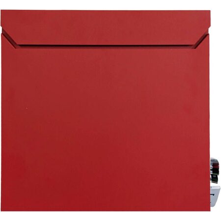 SafePost 800 wandbrievenbus staal - rood | SafePost