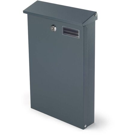 SafePost 951 wandbrievenbus staal - antracietgrijs | SafePost