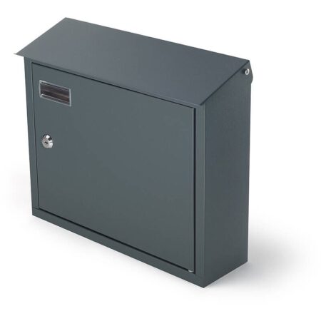 SafePost 960 wandbrievenbus staal - antracietgrijs | SafePost