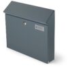 SafePost 968 wandbrievenbus staal - antracietgrijs | SafePost
