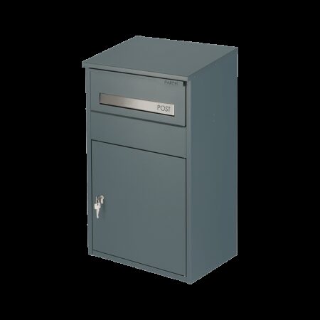 SafePost PK9004PZ XL pakketbrievenbus met profielcilinderslot - antracietgrijs | SafePost