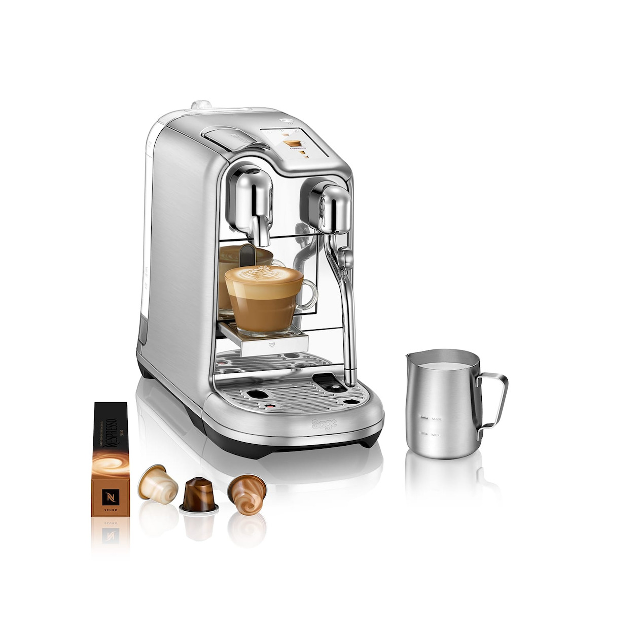 Sage Creatista Pro SNE900BSS4ENL1 Nespresso Grijs | Sage